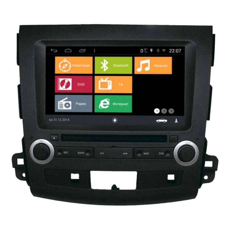 Штатная магнитола MyDean BS056 для Citroen C-Crosser (2007-2012)